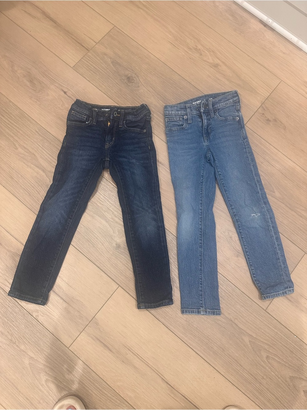 Old Navy Kids Two-Pack Blue Denim Jeans - Dark & Medium Wash
